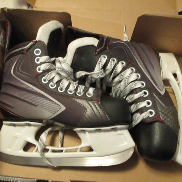 eddie bauer vapor boy ice skates new in box sz 3 brown - Picture 1 of 2